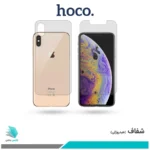 گلس پشت و رو اپل iPhone XS شفاف برند هوکو
