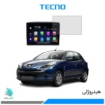 گلس مانیتور خودرو  پژو 207i  شفاف مدل تکنو